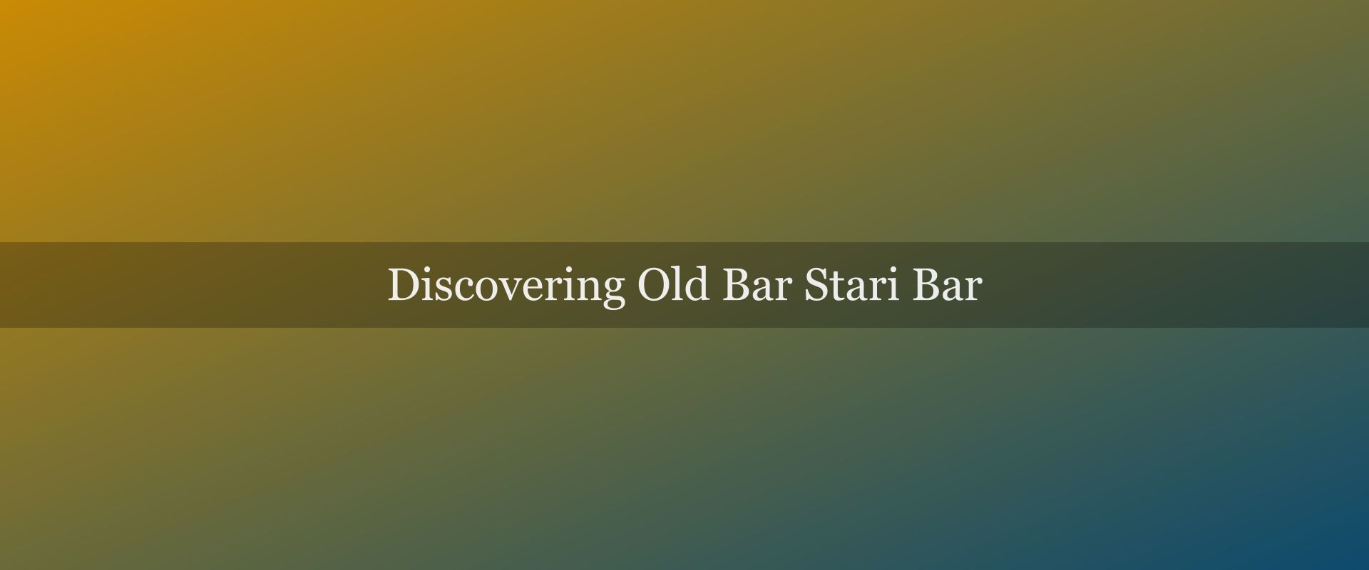 Discovering Stari Bar: Montenegro's Forgotten Medieval City