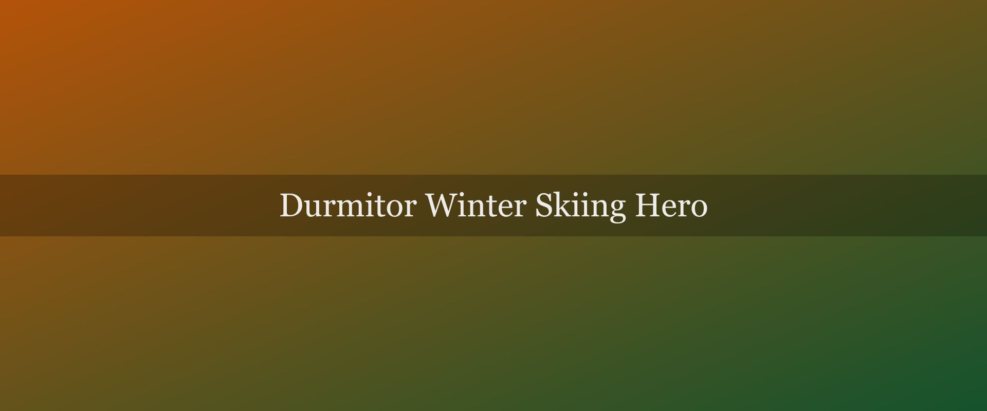 Žabljak and Durmitor in winter: the Balkans' budget ski secret
