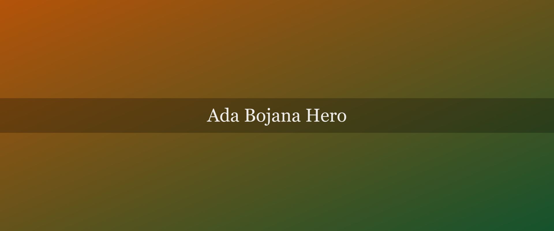 Ada Bojana travel guide