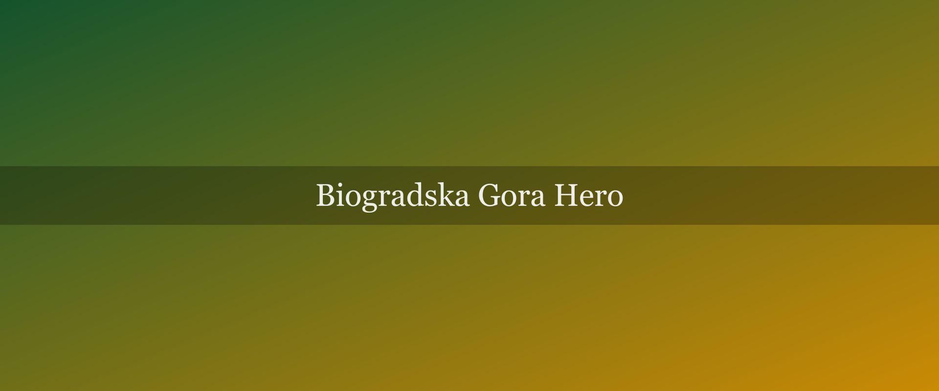 Biogradska Gora: Europe's ancient primeval forest