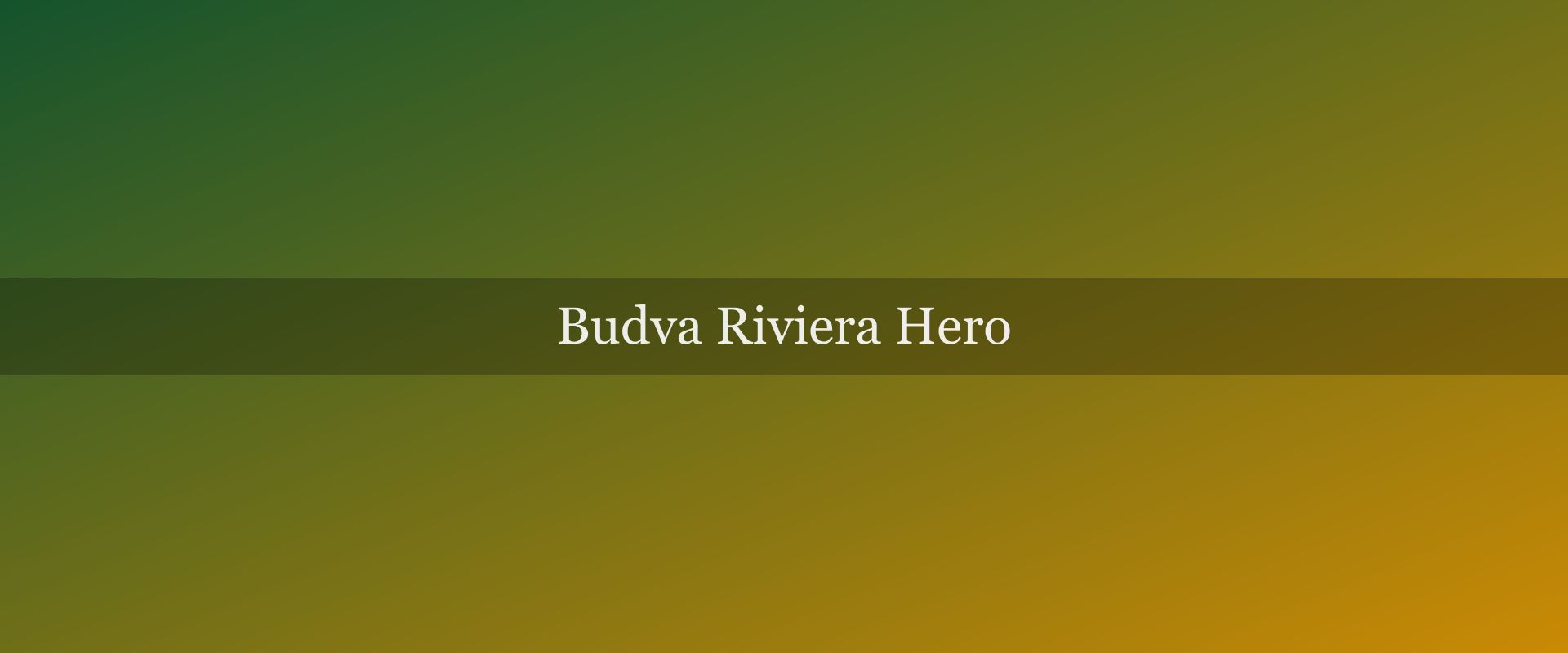 Budva Riviera