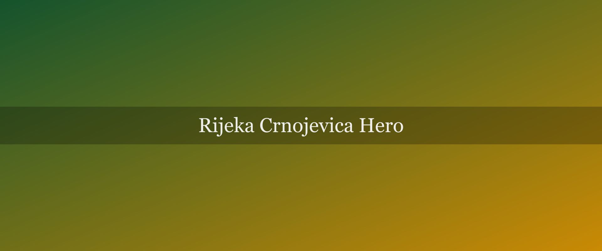 Rijeka Crnojevića