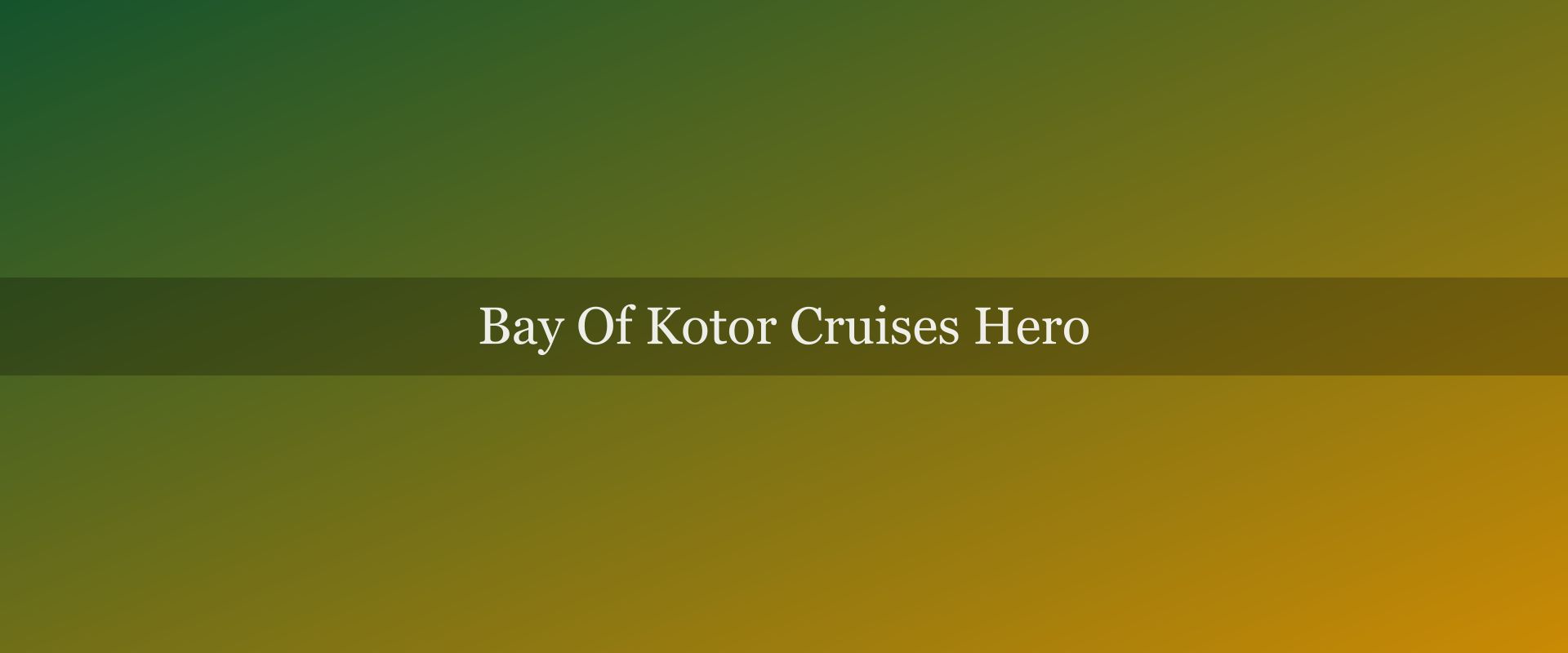 Bay of Kotor boat tours compared: which cruise is right for you?
