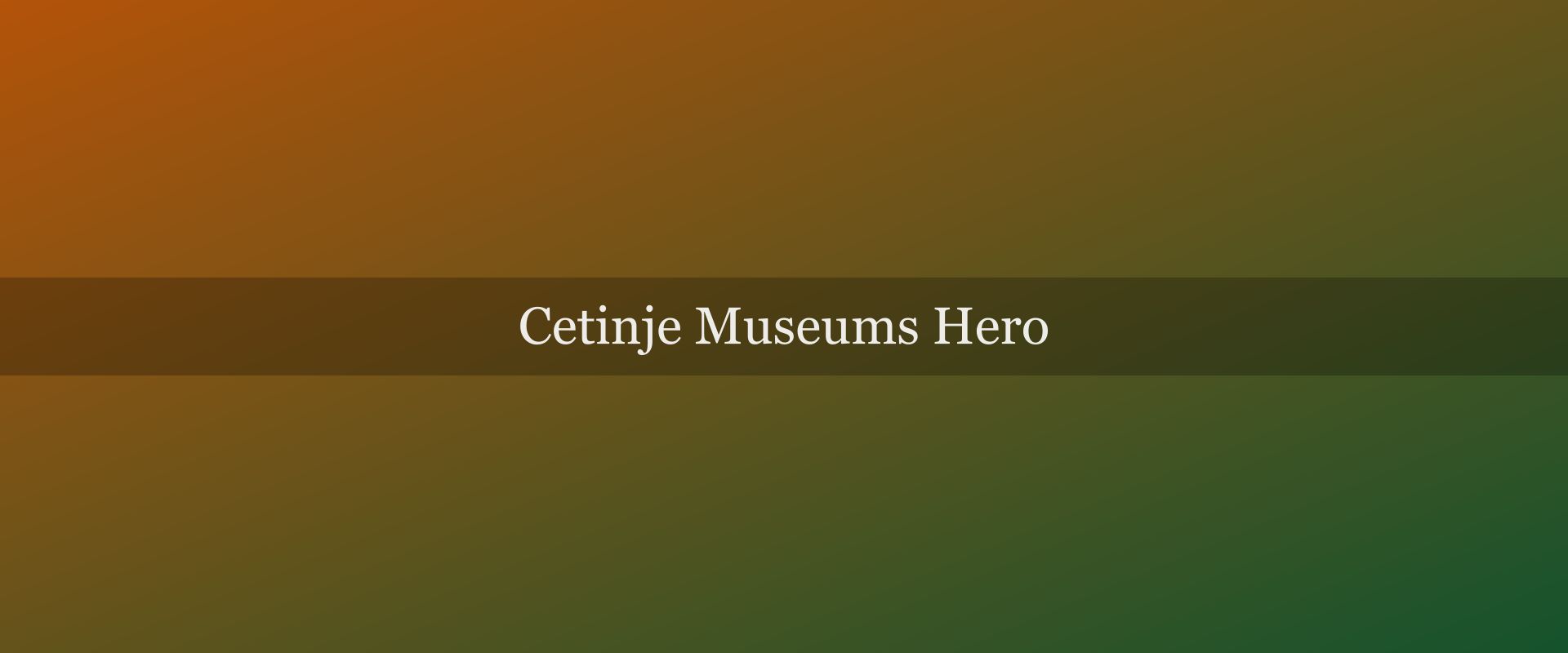 Cetinje museums tour: the royal capital on foot