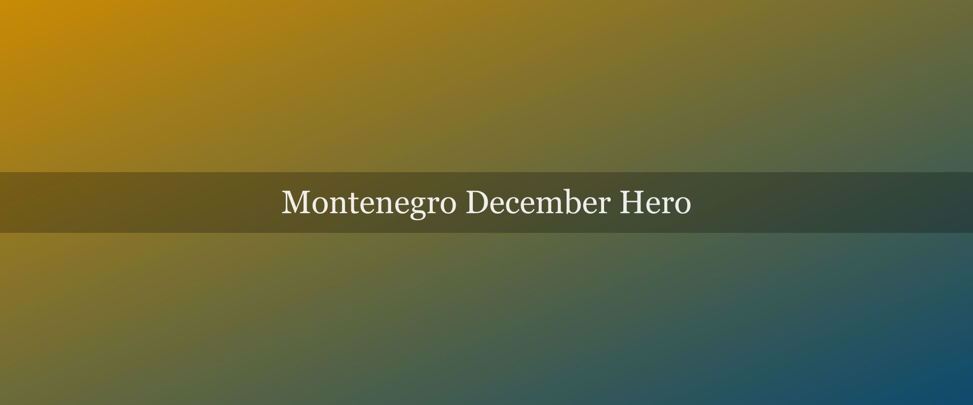 Montenegro in December: Christmas Atmosphere, New Year's Eve & Winter Skiing