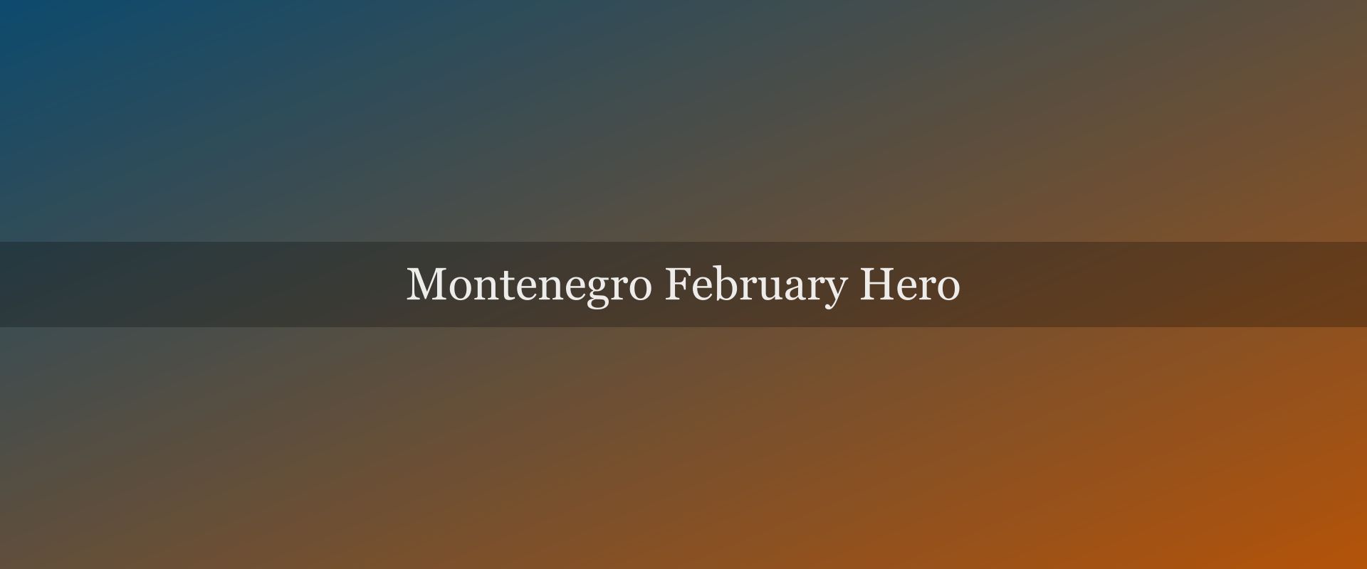 Montenegro in February: Mimosa, Carnival & Peak Ski Season