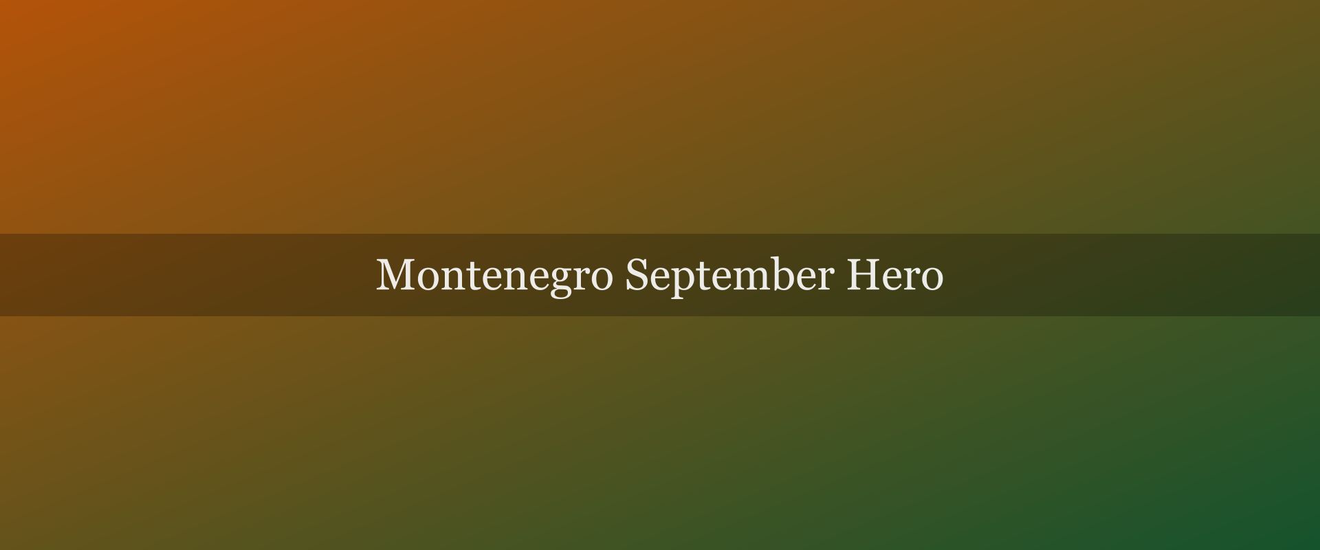 Montenegro in September: The Best Month for Couples and Discerning Travellers