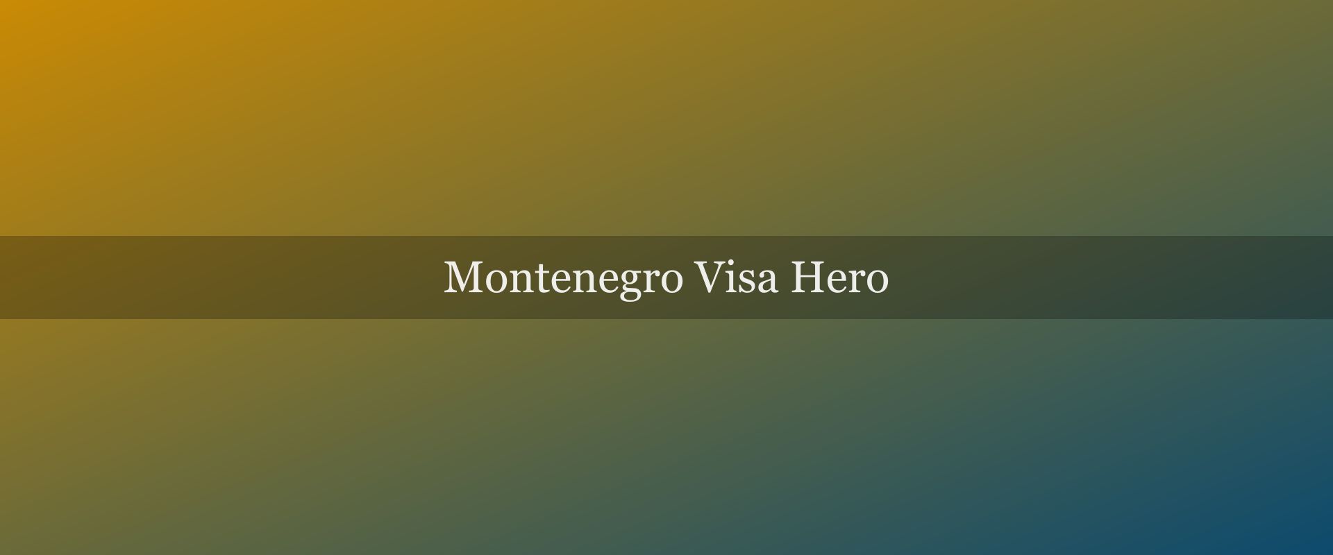 Montenegro Visa Guide: Who Needs a Visa and Entry Rules