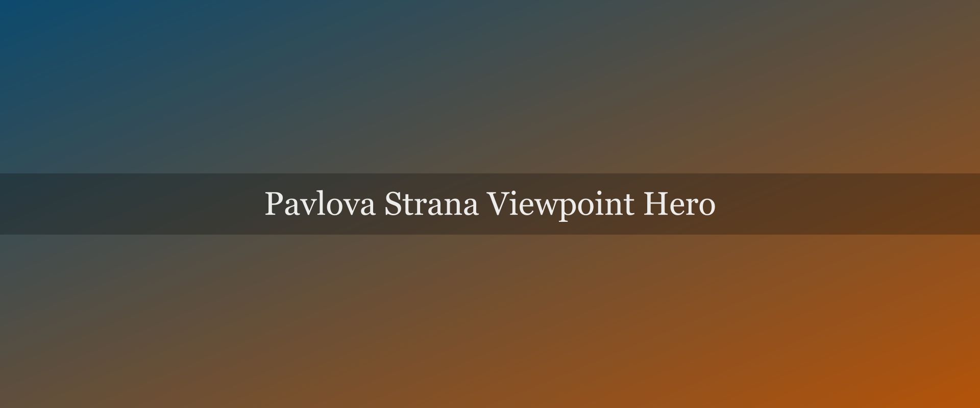 Pavlova Strana viewpoint: Montenegro's most photographed view