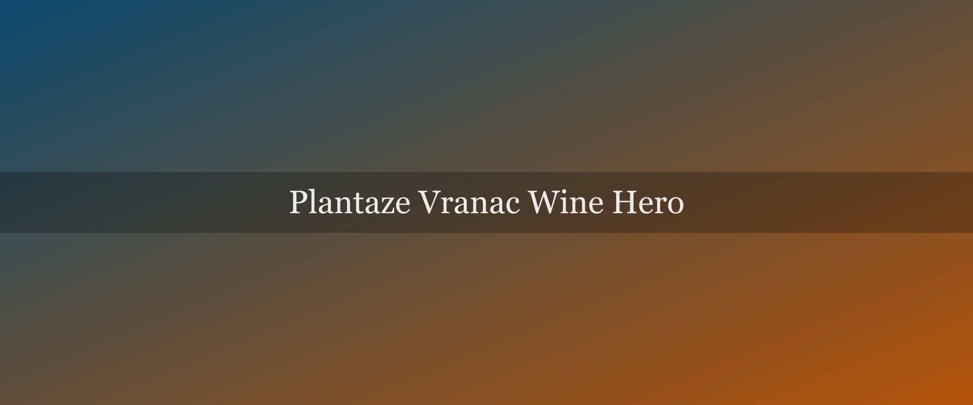 Wine routes