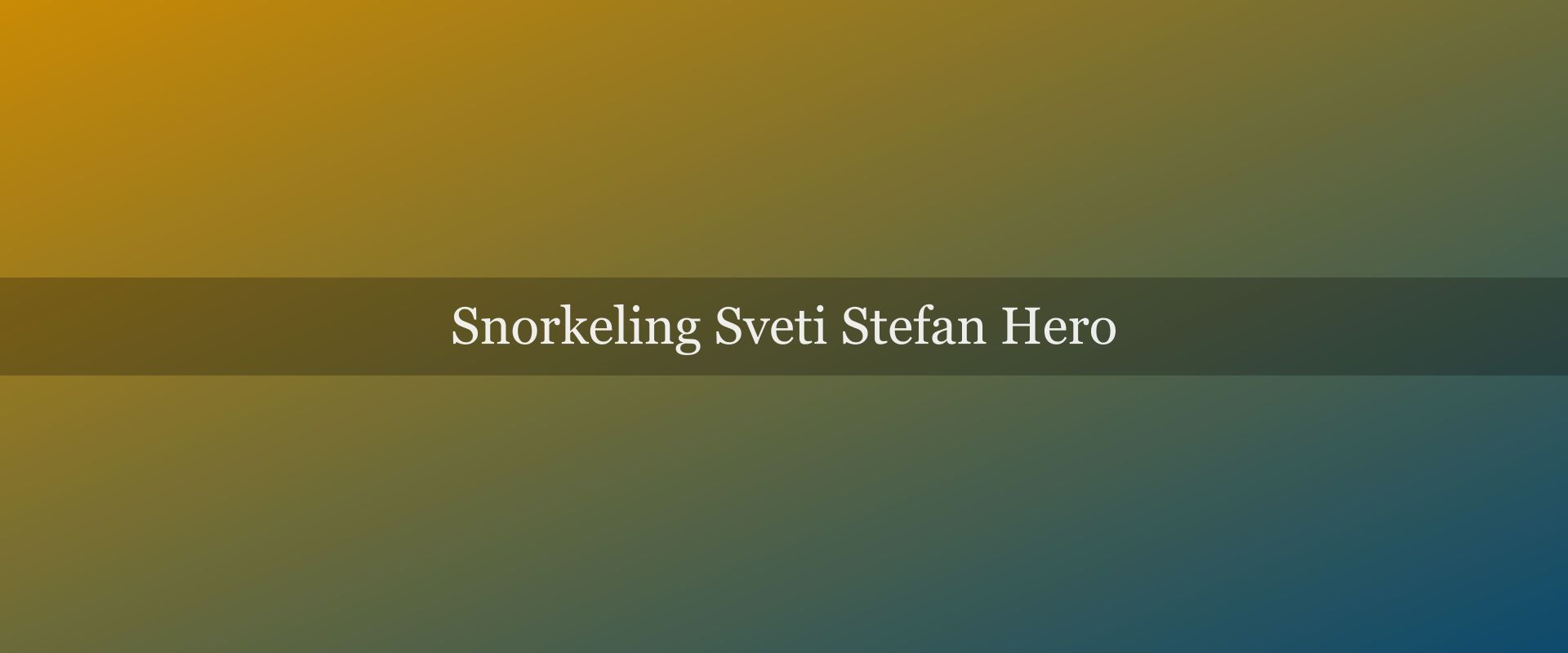 Snorkelling near Sveti Stefan: best spots, what to see & gear tips