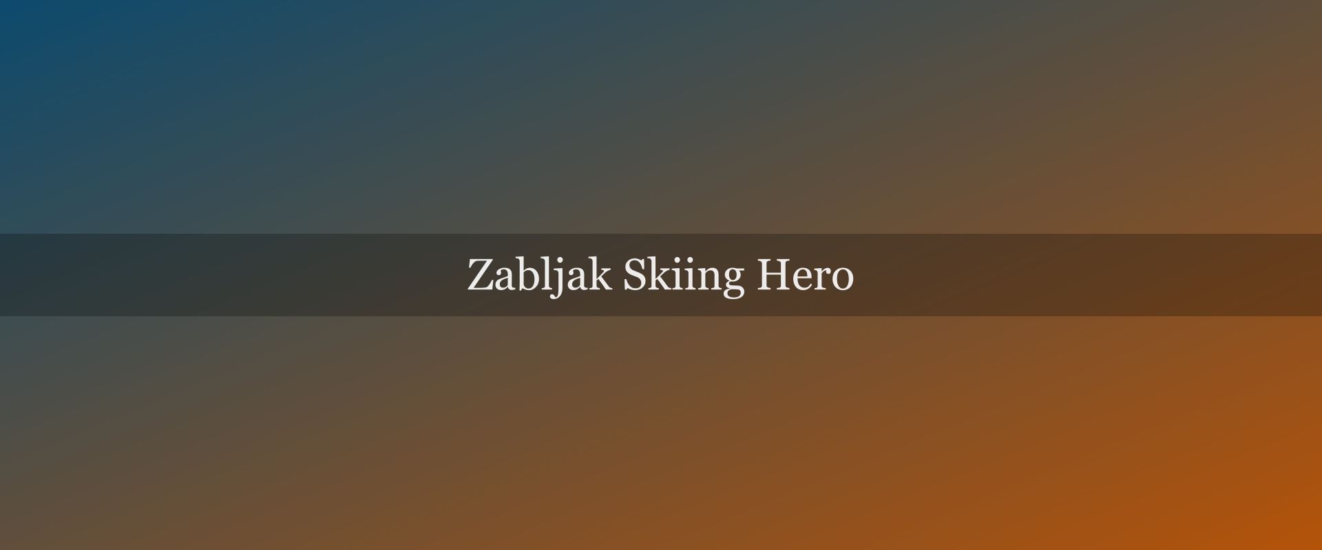 Skiing Žabljak: Savin Kuk and Javorovača ski resort guide