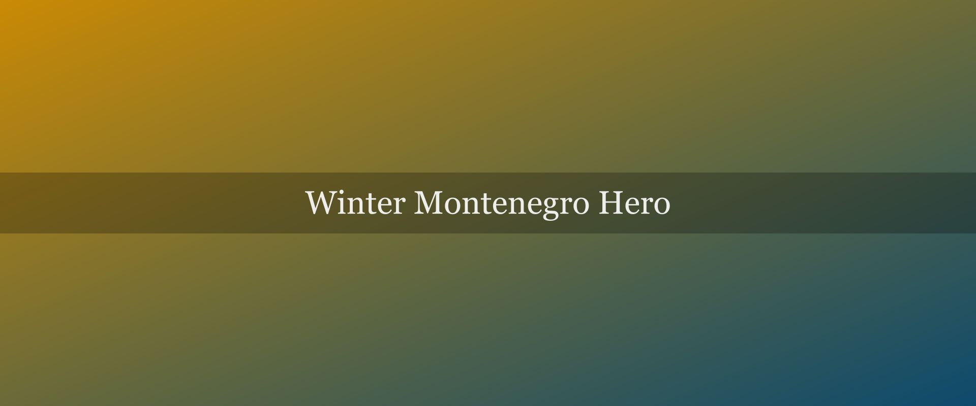 Winter Montenegro: 7 days of skiing, old towns, and mountain calm